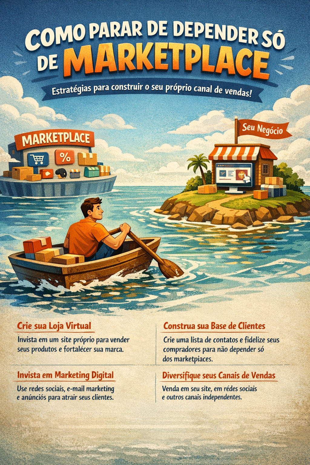 Como Parar de Depender de Marketplace e Vender Mais com Loja Virtual Própria