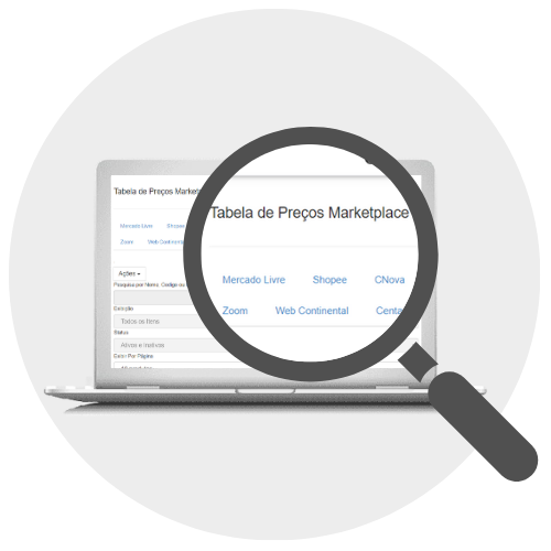 Formação de tabela de preços B2B Visual E-commerce